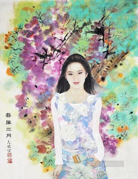 現代の女の子の伝統的な中国 Oil Paintings